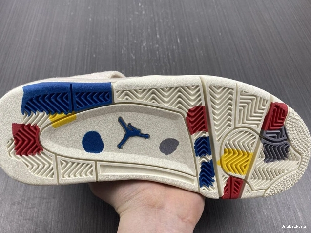One Kick Canvas Jordan DQ4909-100 (W) 4 Retro Blank 0729